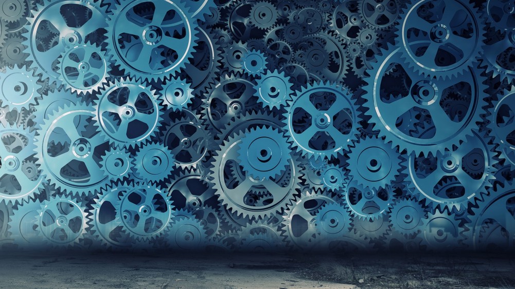 Image representing the gears of our IT Support and Network services in Farnborough